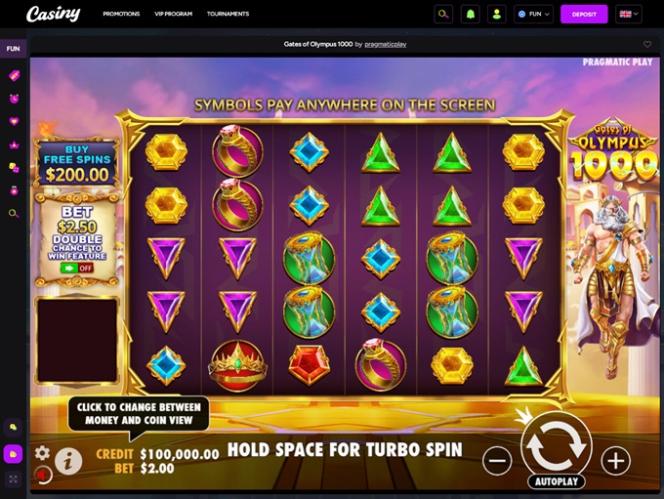 Experience Luxury Gaming with Casiny VIP 18